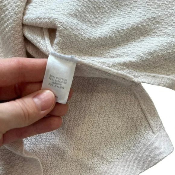 J. Jill Pale Pink Waffle Knit Mini Dress XS Petite - Picture 4 of 4